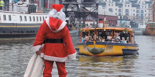 Father Christmas on The Harbourside