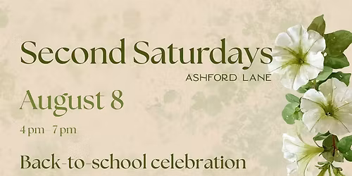 Second Saturdays at Ashford Lane