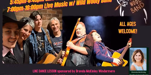 Spokane Valley Eagles Membership Drive w\/Wild Wooly Band & Line Dancing w\/Sandy