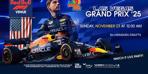Live on the Beach: Formula 1 Las Vegas Grand Prix at MooMba Beach