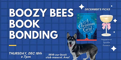 Boozy Bees Book Club for December!
