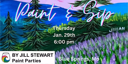 Spring Sunset Paint Party