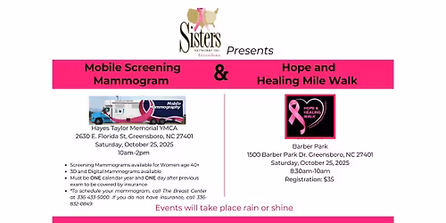 2025 Hope & Healing Breast Cancer Walk