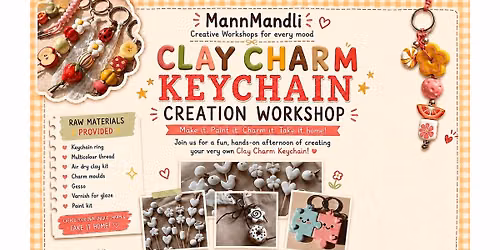 Clay Charm Keychain Creation Workshop