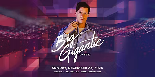 BIG GIGANTIC "DJ SET" - Stereo Live Houston