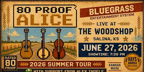 80 Proof Alice + Alex Thoele at the Woodshop