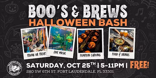 BOO'S & Brews Halloween Bash at TRB!