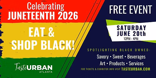 Juneteenth Shop Black Event: Joint Vendor Open House Showcase!