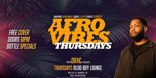 AFRO VIBES THURSDAYS