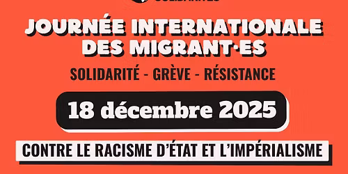 Journ\u00e9e internationale des migrant-es \u00e0 Toulouse