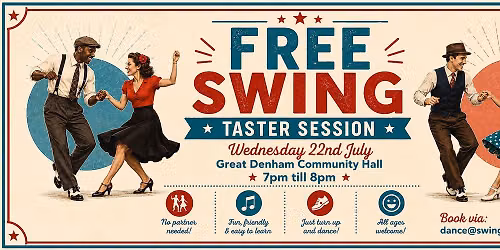 FREE - Swing\/Jive Taster Session