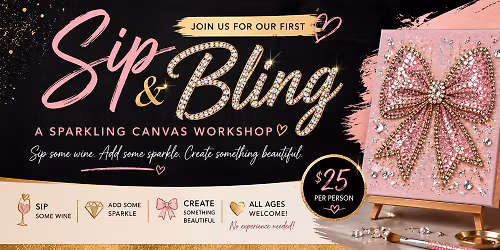 Sip & Bedazzle BILLINGS workshop