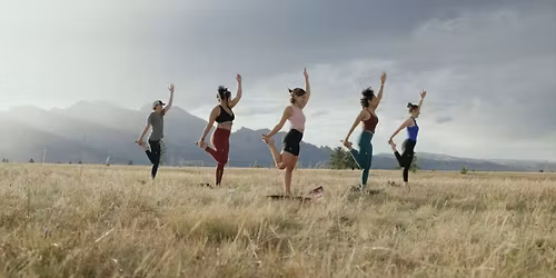 Sunset Yoga on the Patio