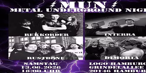 MUN - METAL UNDERGROUND NIGHT | LOGO Hamburg