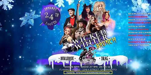 Wicked Winter Drag and Burlesque Brunch presented by Nevermore Gorelesque