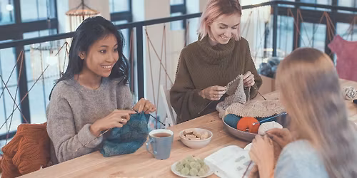 Sip & Stitch: Finish Your Holiday Fiber Projects!