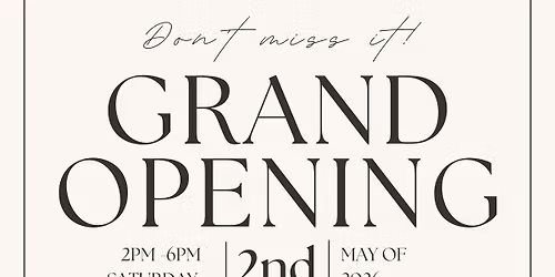 Grand opening 