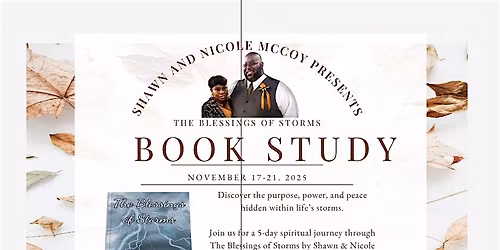The Blessings of Storms Book Study with Authors Shawn & Nicole McCoy