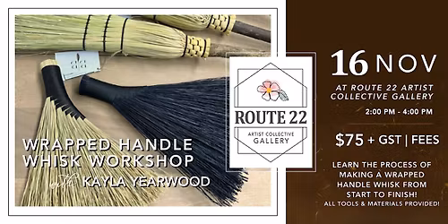 Wrapped Handle Whisk Broom Workshop!