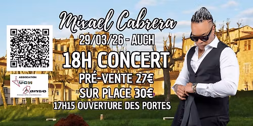 Concert Mixael Cabrera à Auch ♥️