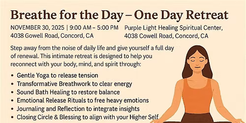 Breathe For The Day - One Day Retreat