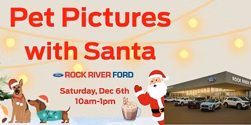 PET PICTURES WITH SANTA - FREE Event!