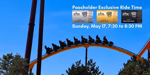 Passholder Exclusive Ride Time on Raging Bull