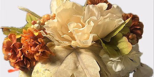 Festive Flowering Pumpkin - Fall Decor Event with Tipsy Palette Creations