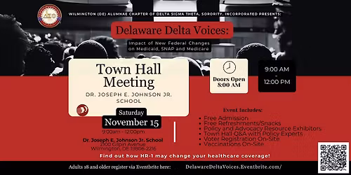Delaware Delta Voices: Town Hall Meeting