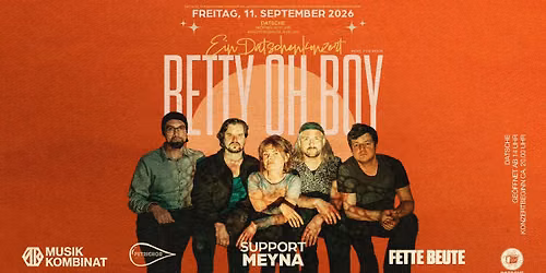 Ein Datschenkonzert mit BETTY OH BOY und MEYNA
