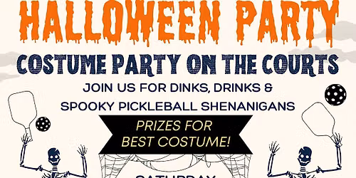 Halloween Pickleball Doubles Tournament in Jersey City!
