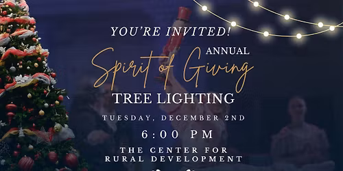 Annual Spirit of Giving Tree Lighting