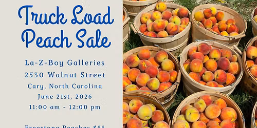 Peach Sale - Cary, NC from 11:00 am - 12:00 pm at La-Z-Boy Furniture