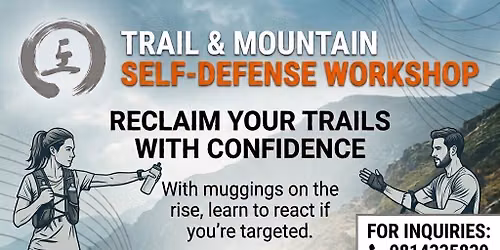 Trail & Mountain Self defense workshop 