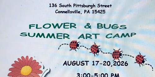 Flowers & Bugs Art Camp Day 1