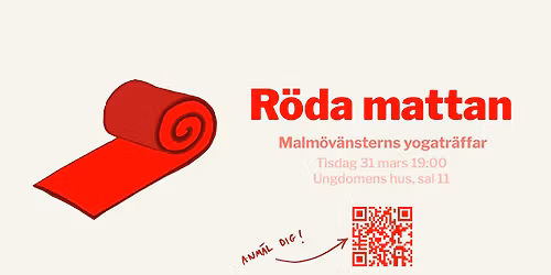 R\u00f6da mattan \u2013 Yoga med Malm\u00f6v\u00e4nstern!