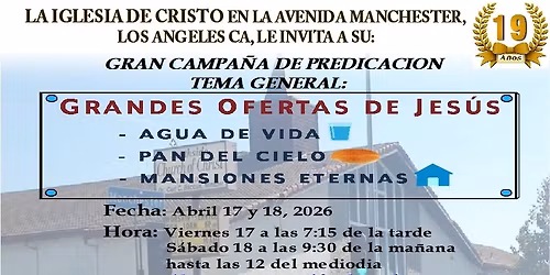 GRAN CAMPA\u00d1A DE PREDICACION