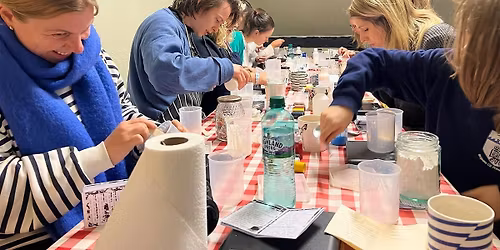 Eco-resin casting - coaster workshop