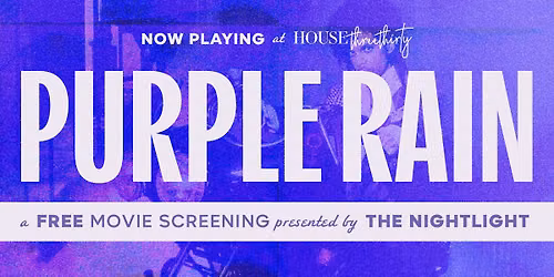 Free Movie Night: Prince\u2019s PURPLE RAIN (1984)