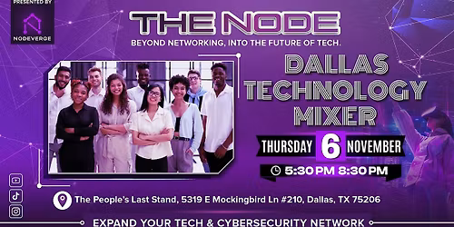 The Node by NodeVerge: Dallas Tech & Cybersecurity Mixer