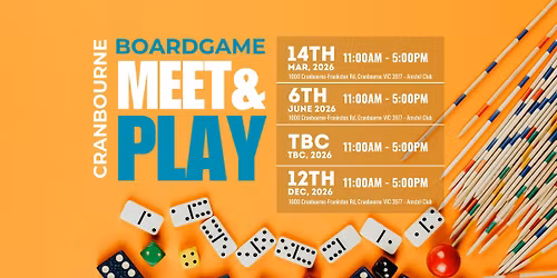 Boardgame Meet & Play Cranbourne - 6th June 2026
