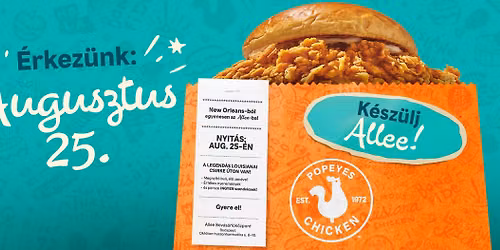 Popeyes\u00ae - Allee nyit\u00e1s