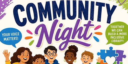 Community Conversation Night with free Dinner!