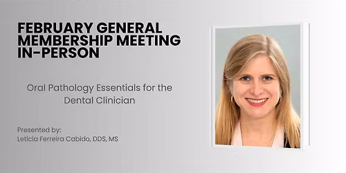February General Membership Meeting - In Person