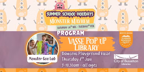 Vasse Pop-Up Library: Monster Goo Lab