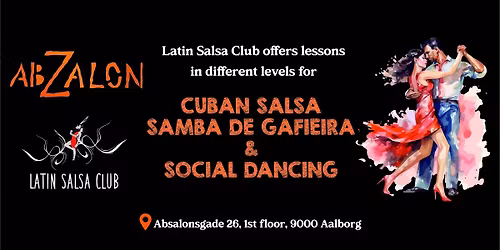 Cuban Salsa & Samba De Gafieira for beginners & Social Dancing 
