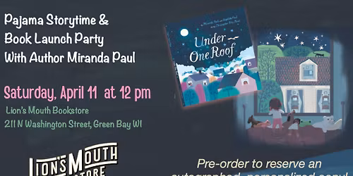 Pajama Storytime with Miranda Paul Sharing Under One Roof