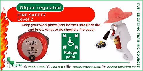 QA Level 2 Award in Fire Safety (RQF) (Virtual classroom)