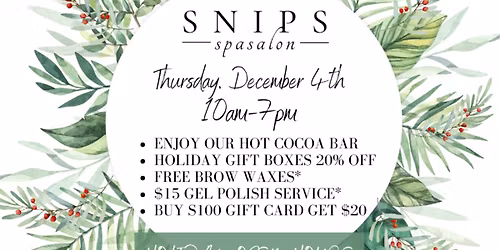 Holiday Open House- Bloomington