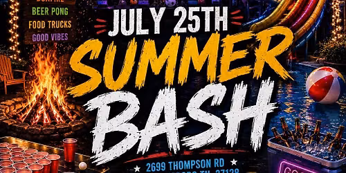 25th of July Summer Bash!